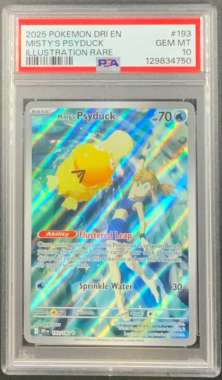 2025 Pokémon SV10: Destined Rivals Misty's Psyduck