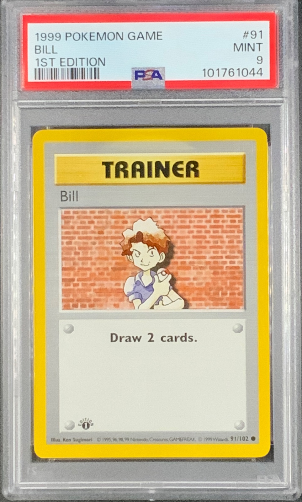 1999 Pokémon Base Set (Shadowless) Bill